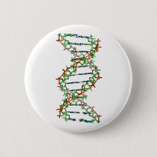 DNA - wetenschap/wetenschapper/biologie Ronde Button 5,7 Cm