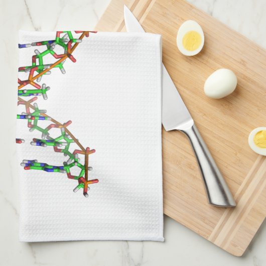 DNA - wetenschap/wetenschapper/biologie Theedoek (Quarter Fold)