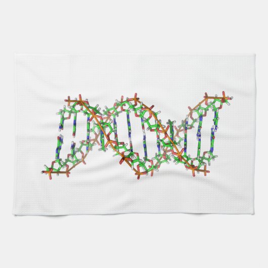 DNA - wetenschap/wetenschapper/biologie Theedoek (Horizontaal)
