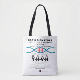 DNA-YHVH-code Tote Bag