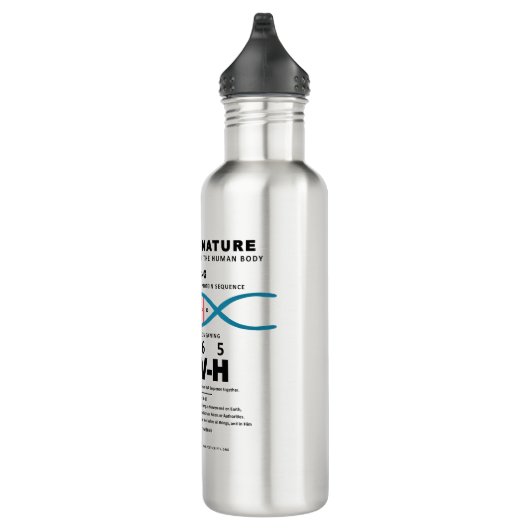 DNA-YHVH-code, Waterfles (Rechts)