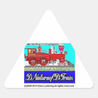 DNatureofDTrain Driehoek Sticker