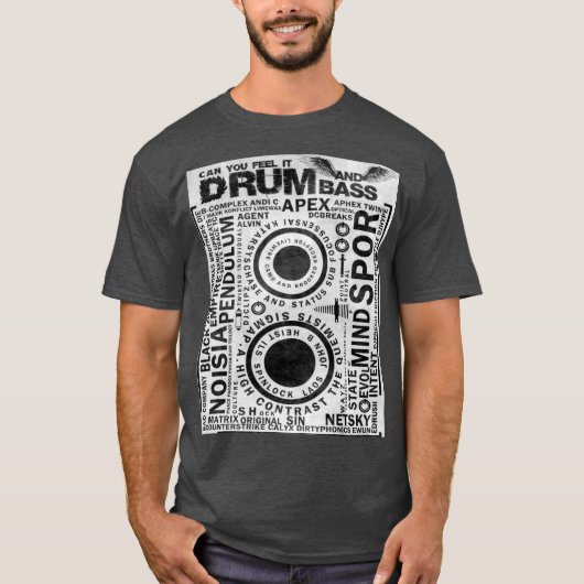 DnB-cassette T-shirt (Voorkant)