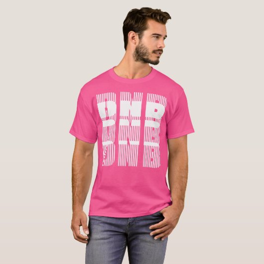 DNB drums en bas EDM muziek rave T-shirt (Voorkant volledig)