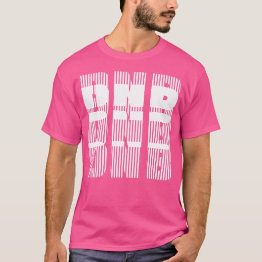 DNB drums en bas EDM muziek rave T-shirt (Voorkant)