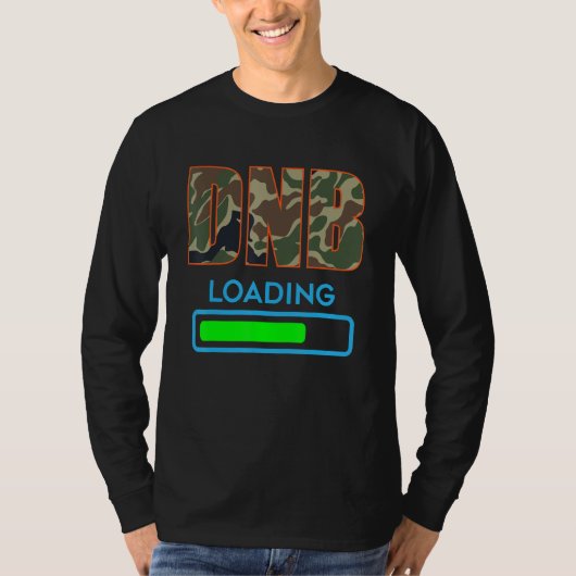 Dnb laaddrum n bas Junglist Massive Drum en T-shirt (Voorkant)