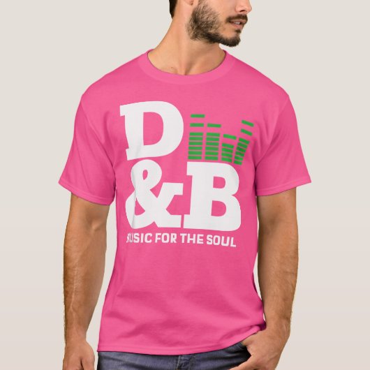 DNB Music Liquid Dubstep drum en bas T-shirt (Voorkant)