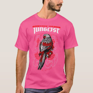 DNB Music Liquid Oerwoud EDM drum en bas T-shirt