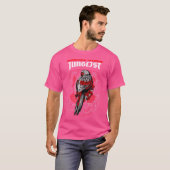 DNB Music Liquid Oerwoud EDM drum en bas T-shirt (Voorkant volledig)