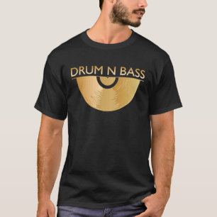 DNB Muziek 190 bpm Vynil Plaat Drum n Bass T-shirt