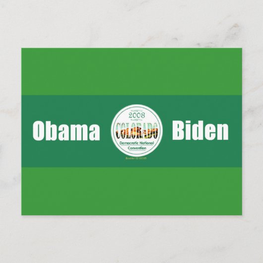 DNC Denver Briefkaart (Voorkant)