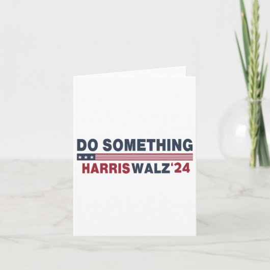 DNC Doe Iets Stem Kamala Harris Wheimer 2024 F Kaart (Voorkant)