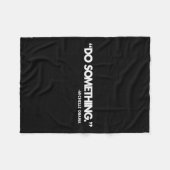 DNC Doe Iets Stem Kamala Harris Wheimer 2024 P Fleece Deken (Voorkant (Horizontaal))