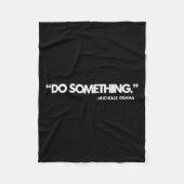 DNC Doe Iets Stem Kamala Harris Wheimer 2024 P Fleece Deken (Voorkant)