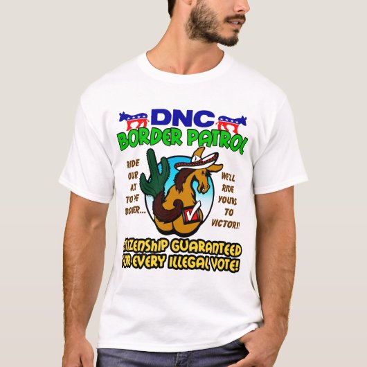 DNC-grenspatrol T-shirt (Voorkant)