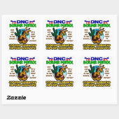 DNC-grenspatrouille Vierkante Sticker (Vel)