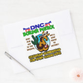 DNC-grenspatrouille Vierkante Sticker (Envelop)