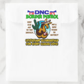 DNC-grenspatrouille Vierkante Sticker (Tas)