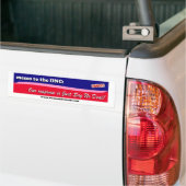 DNC: Zeg gewoon geen deal! Bumpersticker (Op Truck)