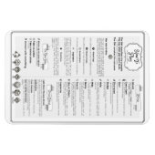 Dnd 5e editie Speler Cheatsheet Magneet (Horizontaal)