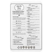 Dnd 5e editie Speler Cheatsheet Magneet (Verticaal)