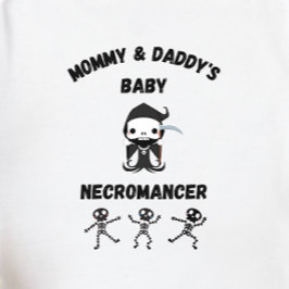 DnD Baby - baby necromancer Romper