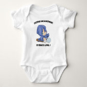 DnD Baby - Casting Enchantment Cuteness level 1 Romper (Voorkant)