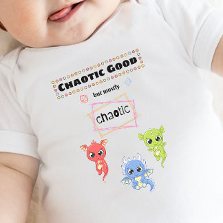 DnD Baby- Chaotisch Goed Maar meestal Chaotisch Romper