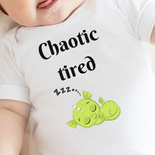 DnD baby - Chaotische Vermoeide Kleine Draak Romper