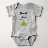 DnD baby - Chaotische Vermoeide Kleine Draak Romper (Voorkant)