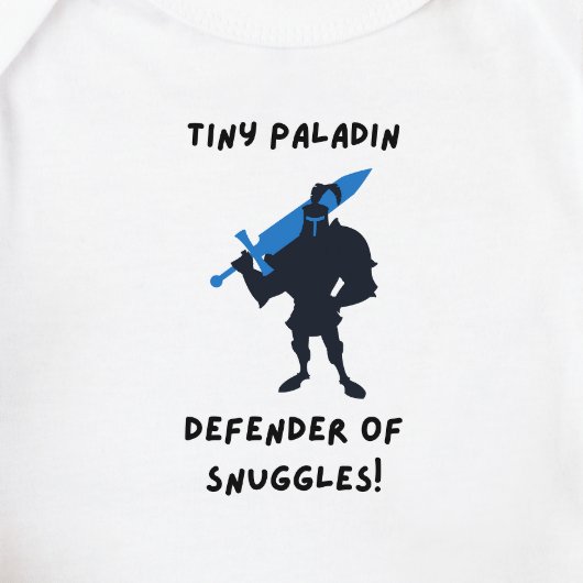 DnD Baby - Kleine Paladin Verdediger van Snuggles Romper