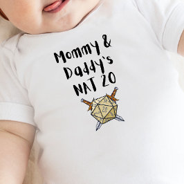DnD Baby - Mama & Papa's Nat 20 Romper