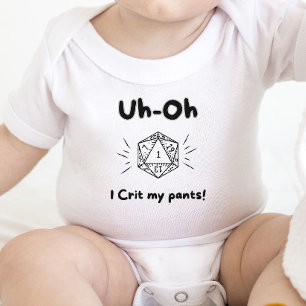 DnD Baby - Oh, ik heb mijn broek gekreukt! Romper