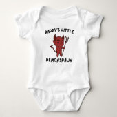 DnD Baby - Papa's kleine demon kuit Romper (Voorkant)