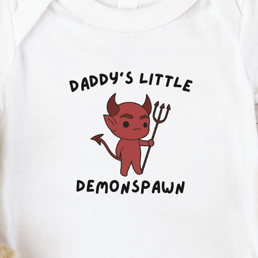 DnD Baby - Papa's kleine demon kuit Romper