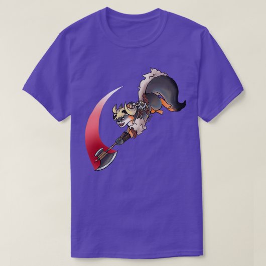 DnD Barbarian Fox T-shirt (Design voorkant)