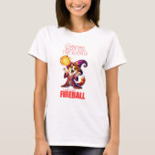 DnD Cat Wizard Fireball Grappig T-shirt (Voorkant)
