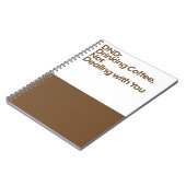 DND Drinking Coffee Notebook Notitieboek (Linkerzijde)