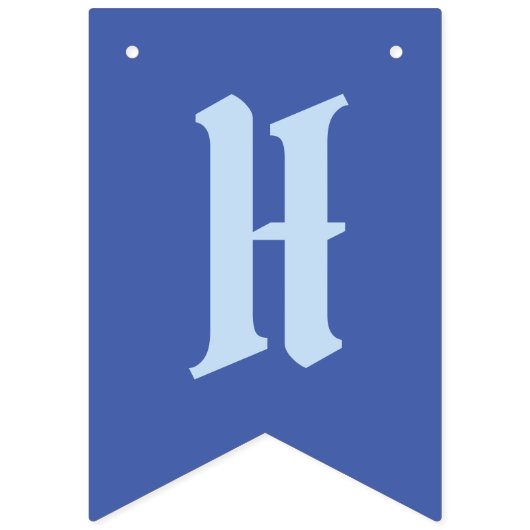 DnD Happy Birthday Blue D20 Dungeons & Dragons Vlaggetjes (Tweede vlag)