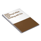 DND Koffie Drinkende Notitieboek (Rechterzijde)