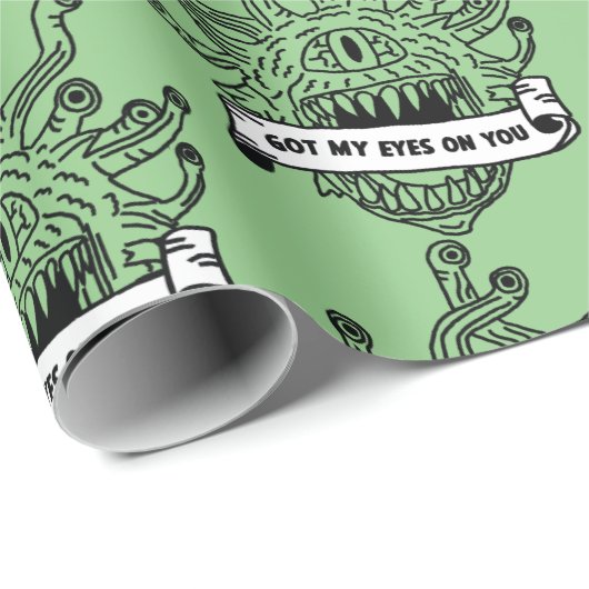 DnD Oog van het omslagpapier voor de houder Cadeaupapier (Rol Hoek)