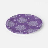 DnD Party Dungeons & Dragons D20 Dice Papieren Bordje (Gekanteld)