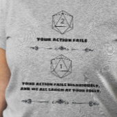 DnD Shirt - NAT 1 Je faalt hilarisch