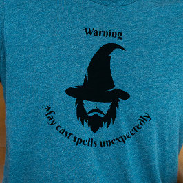 DnD Shirt - Waarschuwing: Kan spells onverwacht we