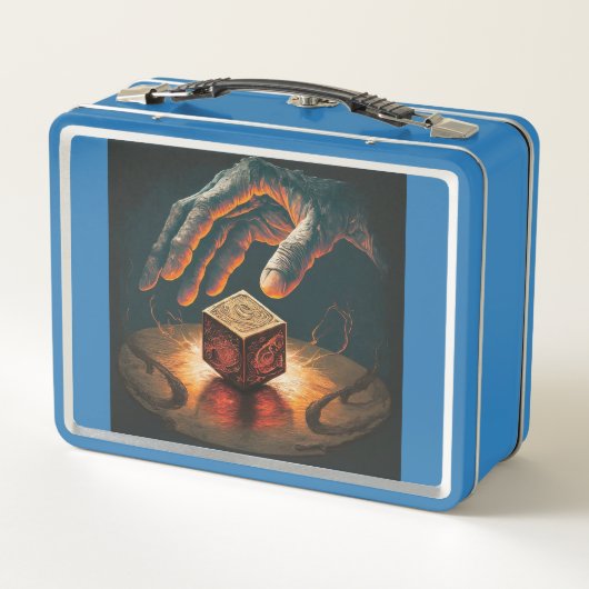 DND-stijl terug naar school lunchbox (Achterkant)