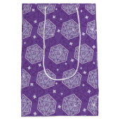 DnD Verjaardagsfeestje Dungeons & Dragons D20 Dice Medium Cadeauzakje (Achterkant)