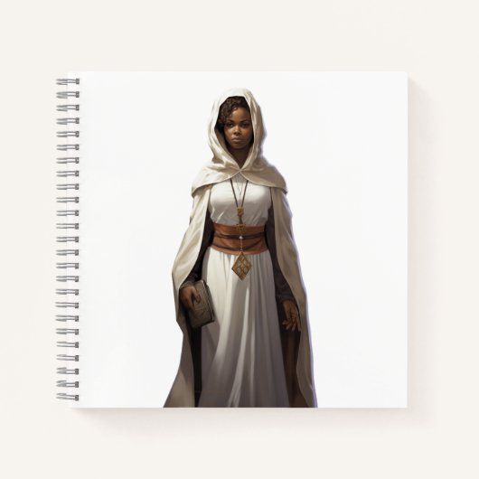 DnD Vrouw Cleric Notitieboek (Voorkant)