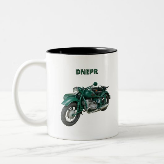 Dnepmotor Tweekleurige Koffiemok (Links)
