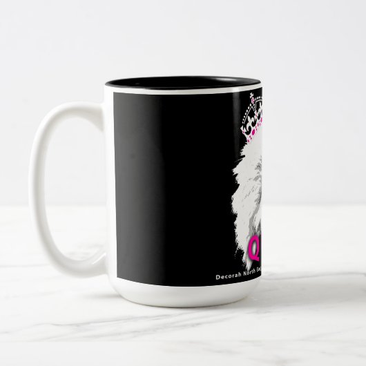 DNF: Koningin van ons hart! Tweekleurige Koffiemok (Links)