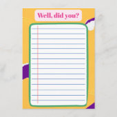 DNF Tracker for  Book Readers Feestdagenkaart (Achterkant)